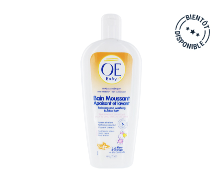 Bain moussant apaisant et lavant