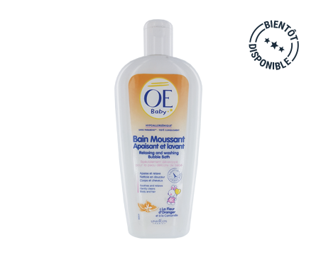 Bain moussant apaisant et lavant