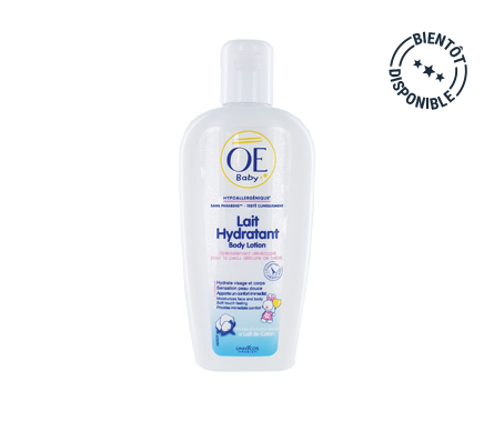 Lait hydratant corps bébé